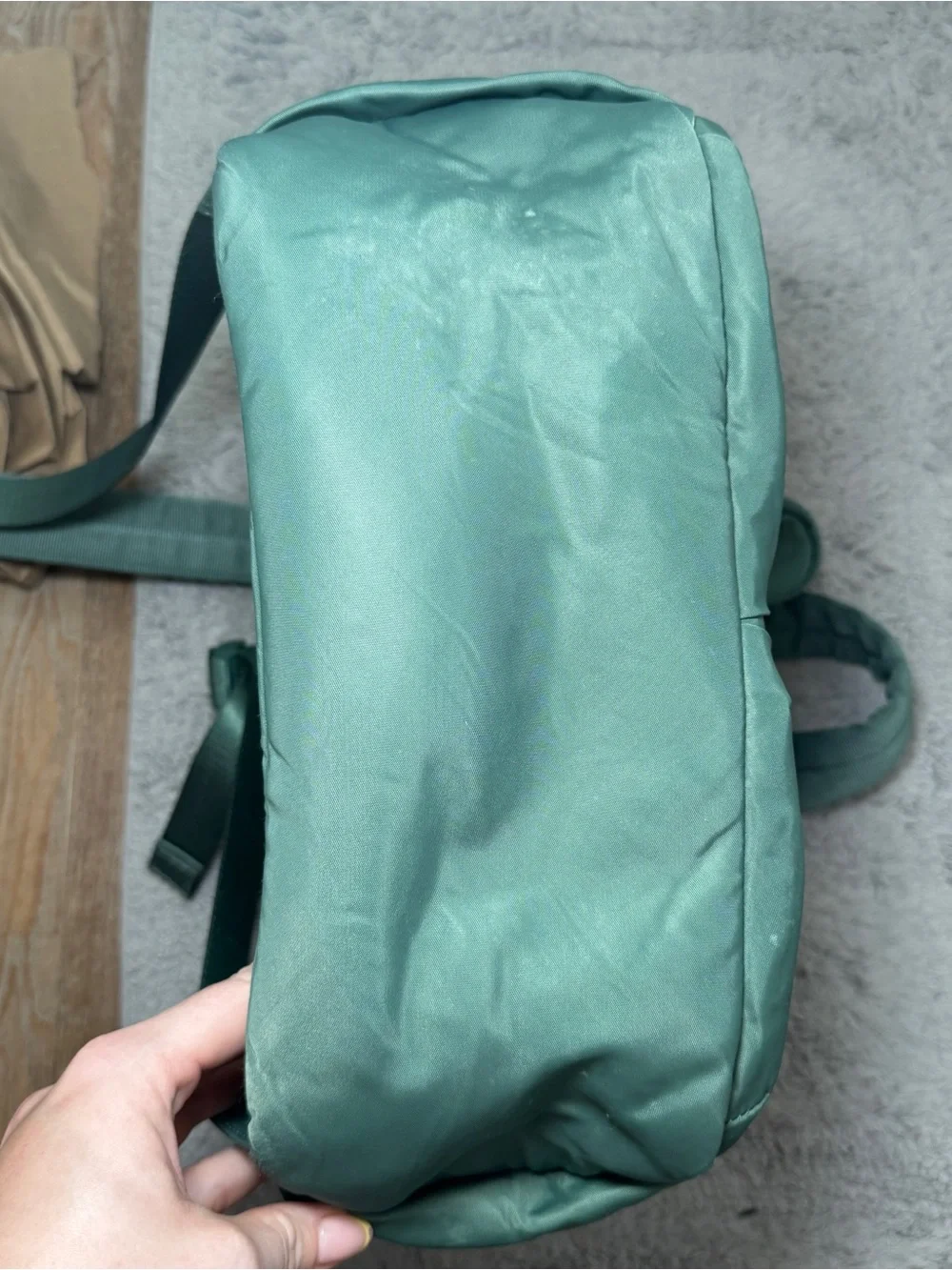 Lululemon Everyday Backpack 21L Ivy Grove Green Nylon Laptop Bag Used